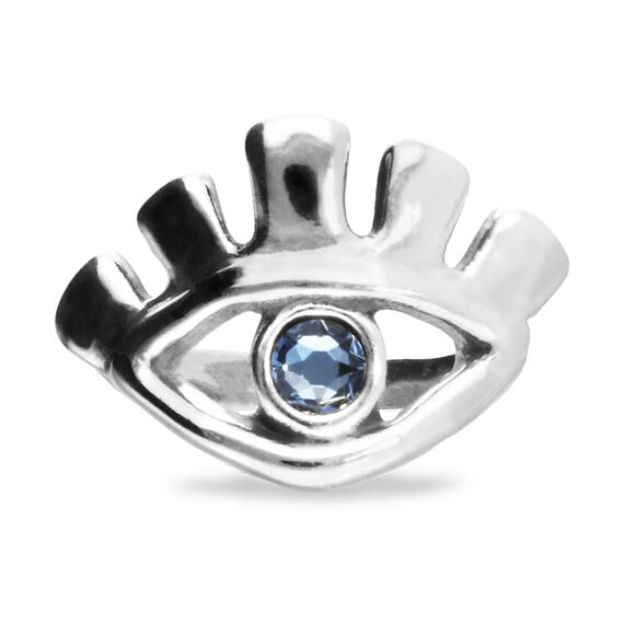 Серебряное кольцо с цирконием UNOde50 Ser Intuitiva, Размер (мм): 17,3-17,7