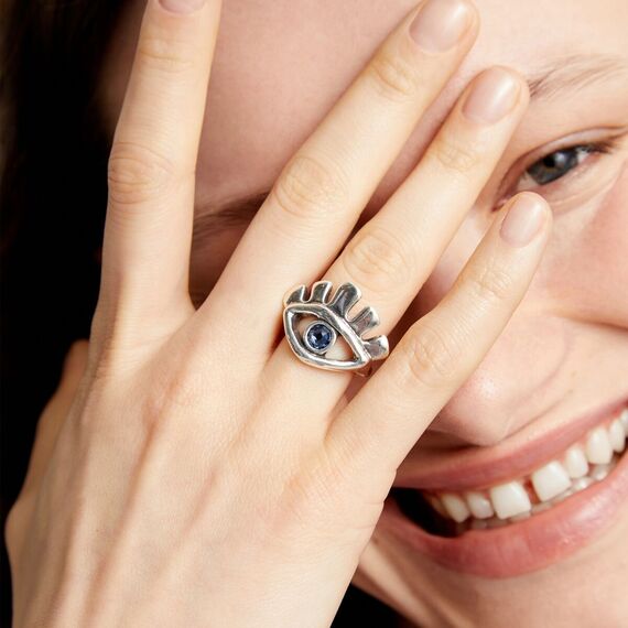 Серебряное кольцо с цирконием UNOde50 Ser Intuitiva, Размер (мм): 17,3-17,7, изображение 4