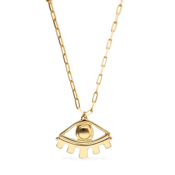 Золотое ожерелье женское Глаз UNOde50 Ser Intuitiva, изображение 3