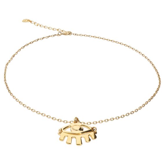 Золотое ожерелье женское Глаз UNOde50 Ser Intuitiva, изображение 2