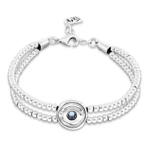 Серебряный браслет женский с цирконием UNOde50 Ser Intuitiva