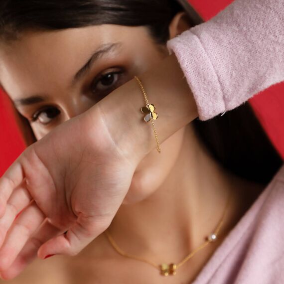 Золотой браслет женский Majorica Ayanti, изображение 2