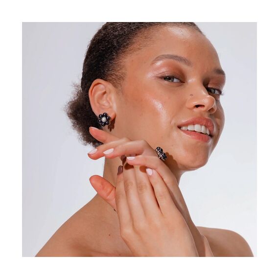 Серебряные серьги женские с жемчугом Majorica Kate, изображение 4