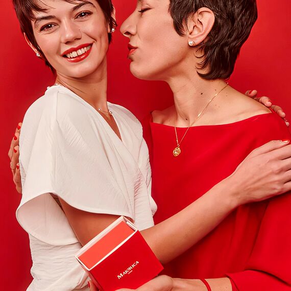 Золотая подвеска с жемчугом Majorica Mom love, изображение 6