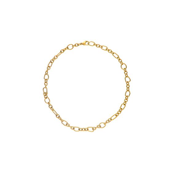 Золотое колье женское Majorica Chains, изображение 2