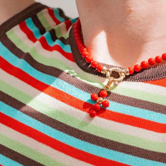 Золотая подвеска с жемчугом Majorica Cruces, изображение 2