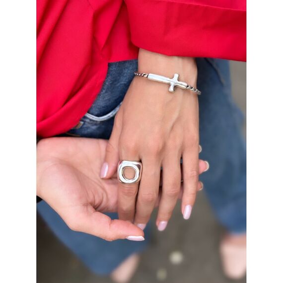 Серебряное кольцо женское Ciclon Cubica, Размер (мм): 16,5, изображение 4