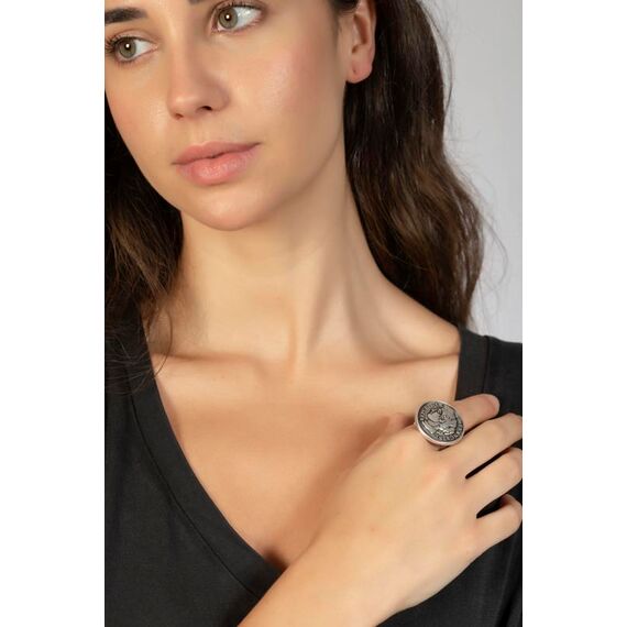 Серебряное кольцо женское Ciclon France, Размер (мм): 16,5-17,2, изображение 2