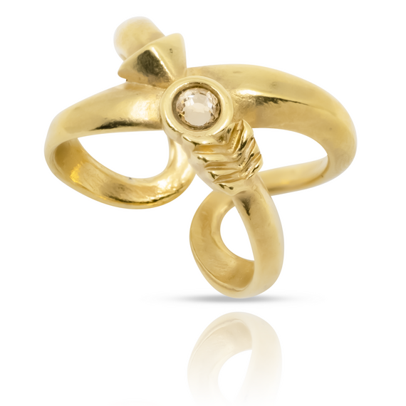 Золотое кольцо женское Бесконечность Ciclon Gold