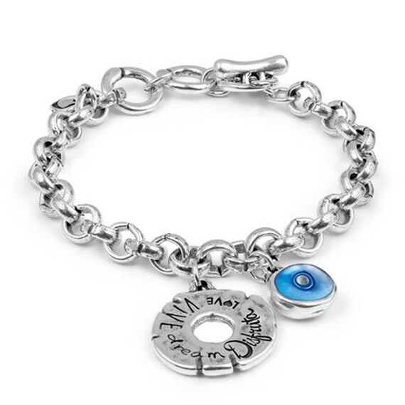 Серебряный браслет женский с подвесками Ciclon Essential