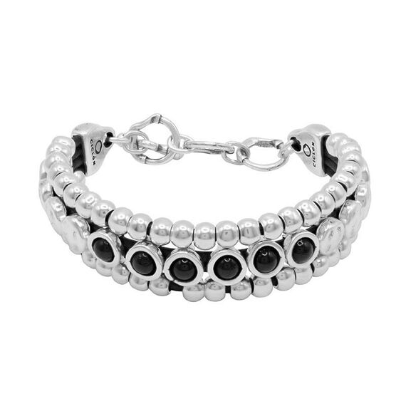 Серебряный браслет с муранским стеклом Ciclon Divino