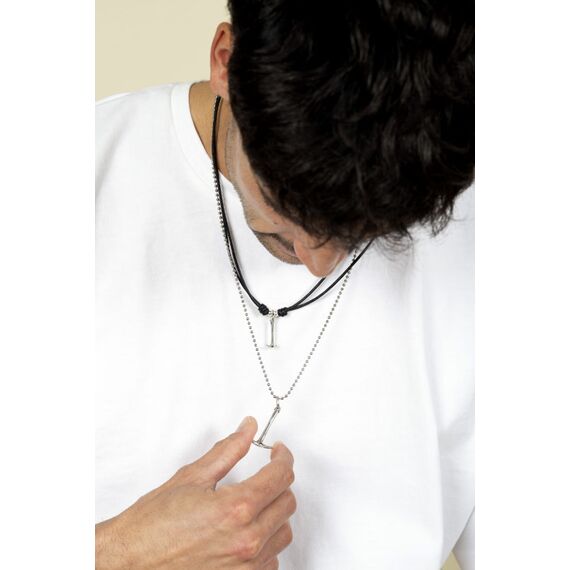 Серебряное колье Ciclon Pilot Cadena, изображение 2