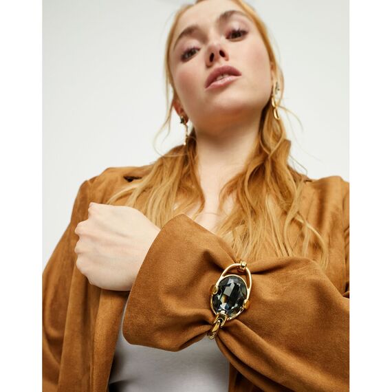 Золотой браслет с кристаллом UNOde50 Ser Deslumbrante, Размер (мм): 155, изображение 4