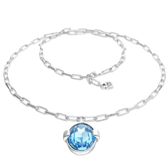 Серебряное колье женское с кристаллом UNOde50 Ser Deslumbrante, изображение 2