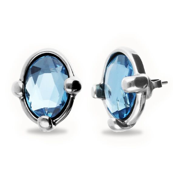 Серебряные серьги с кристаллом UNOde50 Ser Deslumbrante