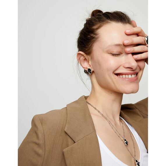 Серебряные серьги с кристаллом UNOde50 Ser Deslumbrante, изображение 4