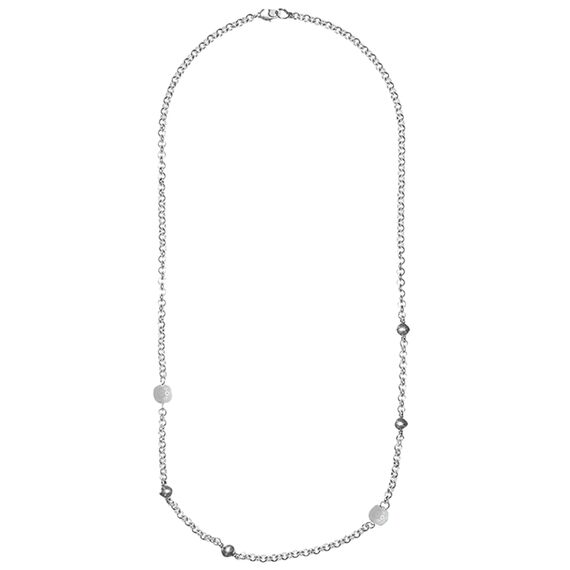 Серебряное колье с муранским стеклом Ciclon Spheric