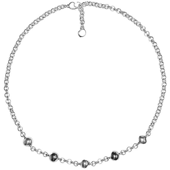 Серебряное колье женское Ciclon Spheric, Размер (мм): 400-470