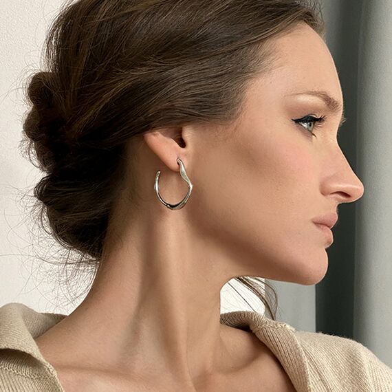 Серебряные серьги женские Ciclon Sol Y Luna, изображение 2