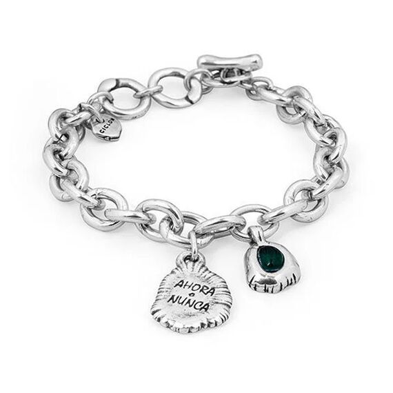 Серебряный браслет с подвесками Сейчас или никогда Ciclon Ahora