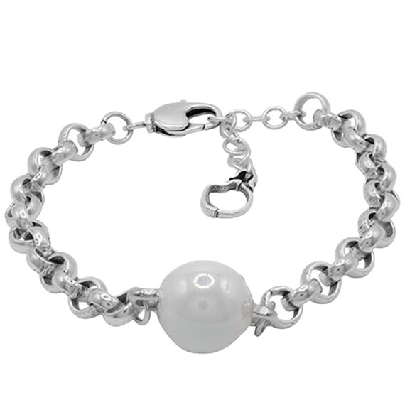 Серебряный браслет с муранским стеклом Ciclon Spheric