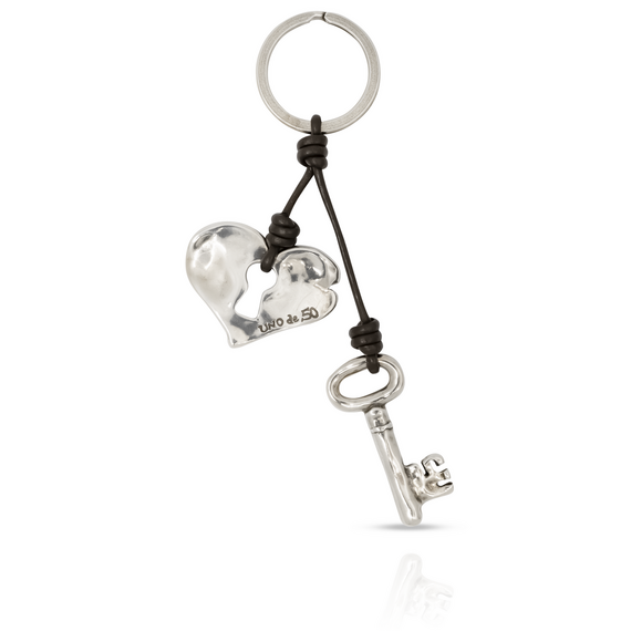 Брелок для ключей с серебром Две части целого UNOde50 Two peas in a pod, изображение 4
