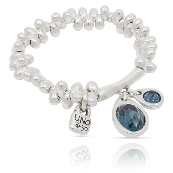 Серебряный браслет с кристаллами Сваровски Затмение UNOde50 Eclipse, изображение 2