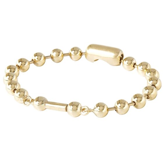 Женский браслет с золотом из сферических бусин UNOde50 Pick 1, Размер (мм): 155