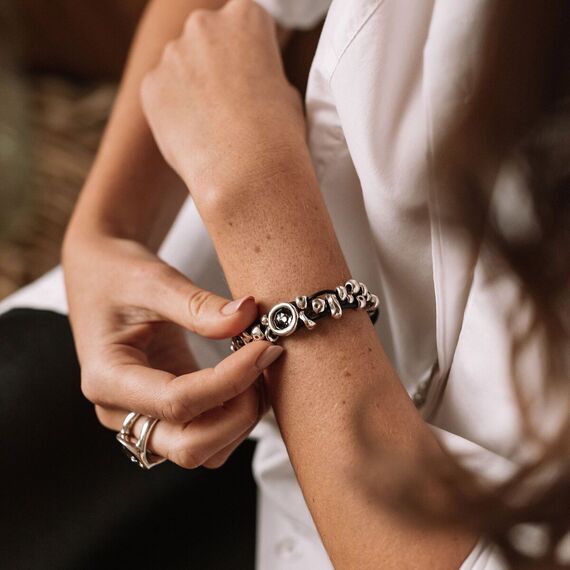 Браслет на руку с кожей, Размер (мм): 165, изображение 2