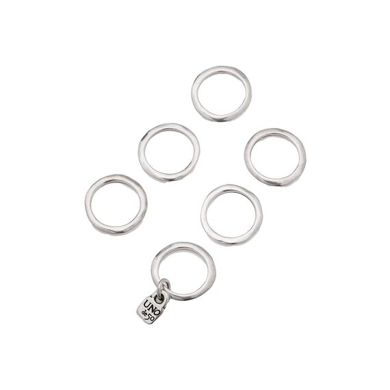 Серебряное кольцо женское многослойное Под замком UNOde50 Prisoner, Размер (мм): 15,3-15,7, изображение 2