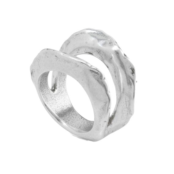 Серебряное кольцо женское UNOde50 "Spike", Размер (мм): 17,3-17,7