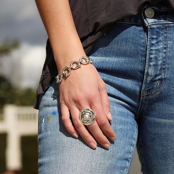 Серебряное кольцо женское UNOde50 Texcoco, Размер (мм): 17,3-17,7, изображение 2