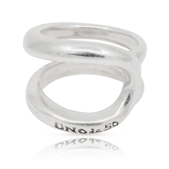 Серебряное кольцо женское Кратчайший путь UNOde50 Shortcut, Размер (мм): 17,3-17,7, изображение 4