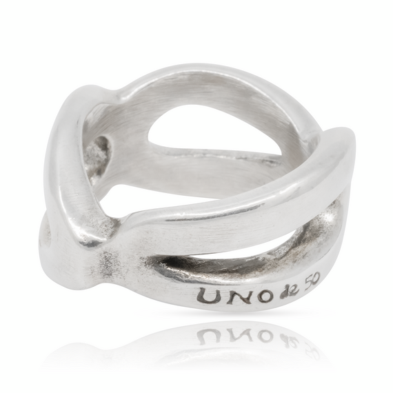 Серебряное кольцо женское на руку UNOde50 Finally found you, Размер (мм): 17,3-17,7, изображение 2