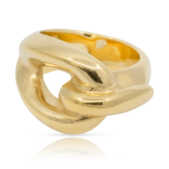 Золотое кольцо женское на руку UNOde50 Sew-me, Размер (мм): 155, изображение 2