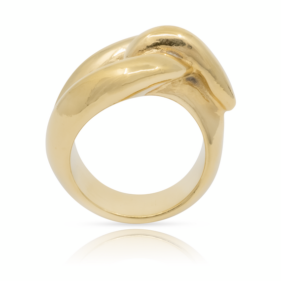 Золотое кольцо женское на руку UNOde50 Sew-me, Размер (мм): 155, изображение 4