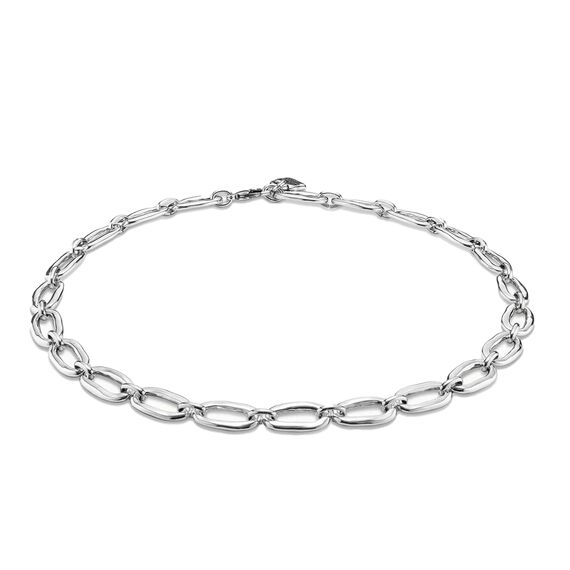 Серебряное ожерелье цепочка Связь UNOde50 Link