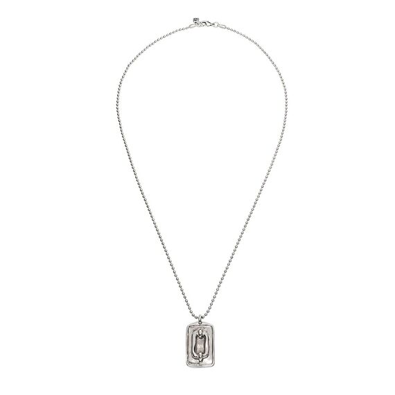 Серебряное колье с кулоном UNOde50 Soldier