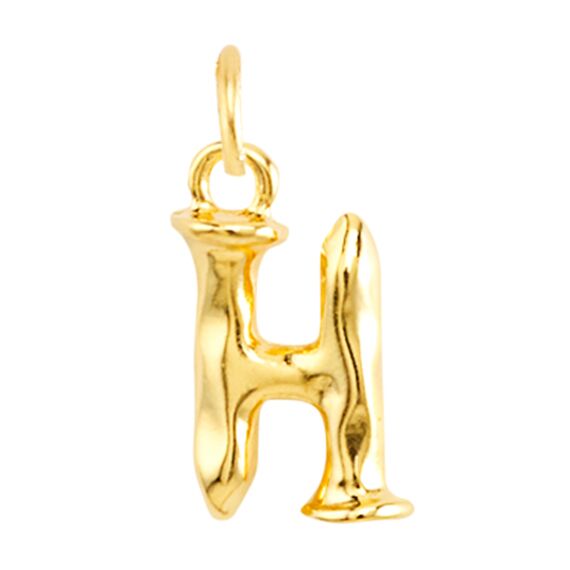 Золотая подвеска на цепочку Буква G малая UNOde50