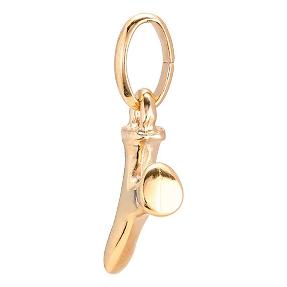 Золотая подвеска женская на цепочку Y малая UNOde50, изображение 2