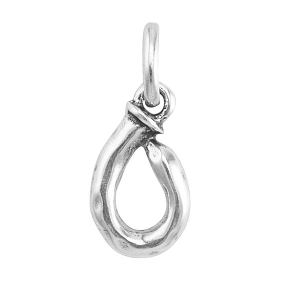 Серебряная подвеска на цепочку Буква O малая UNOde50