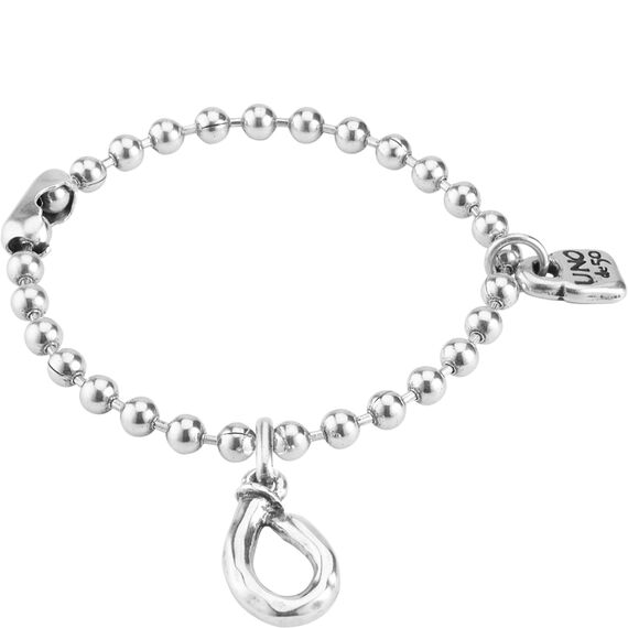 Серебряная подвеска на цепочку Буква O малая UNOde50, изображение 3