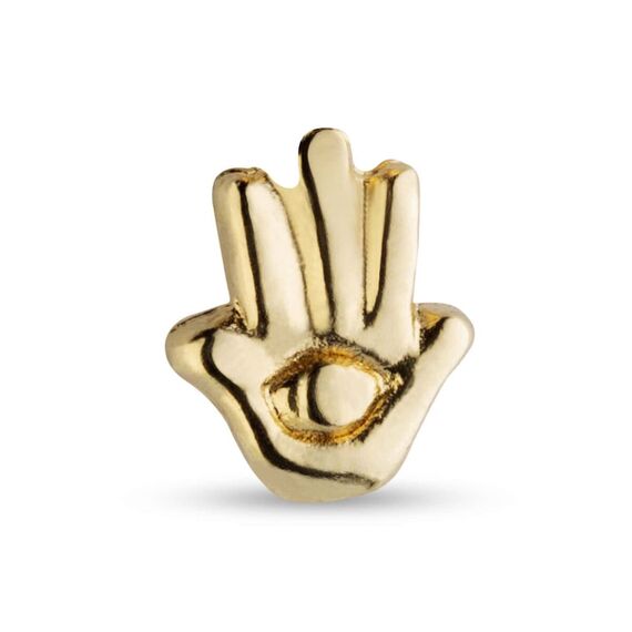 Золотая моносерьга для пирсинга Защитник UNOde50 Protect us