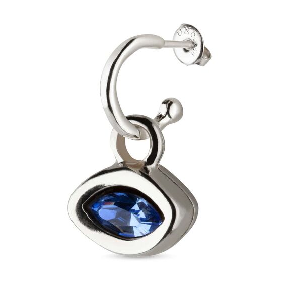 Серебряная подвеска для пирсинга с кристаллом Сваровски Сияние UNOde50 Shine on me, изображение 3