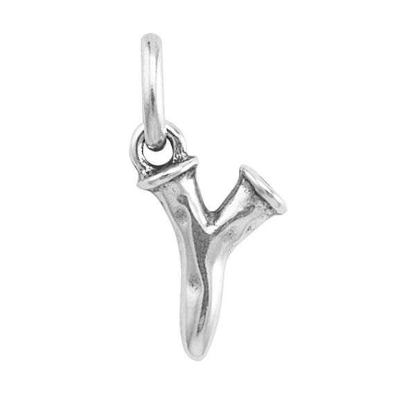 Серебряная подвеска на цепочку Буква Y малая UNOde50