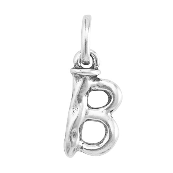 Серебряная подвеска на цепочку Буква B малая UNOde50