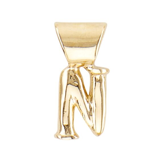 Золотая подвеска на браслет или цепочку UNOde50 My N