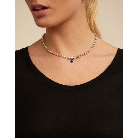 Серебряная подвеска с натуральным камнем UNOde50 My Lapis Lazuli, изображение 3