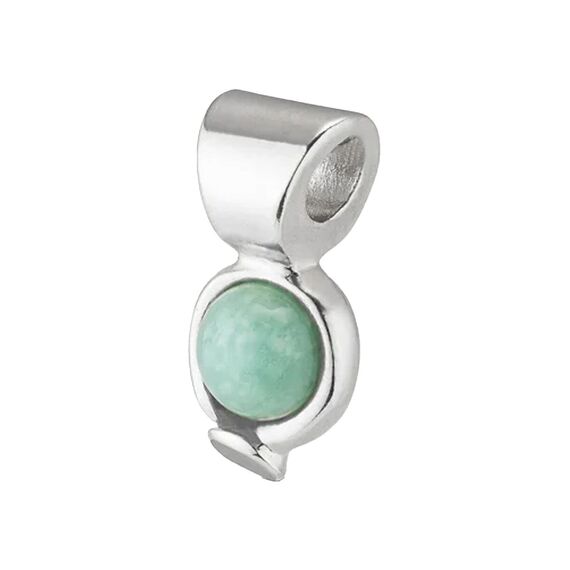 Серебряная подвеска с натуральным камнем UNOde50 My Amazonite, изображение 2