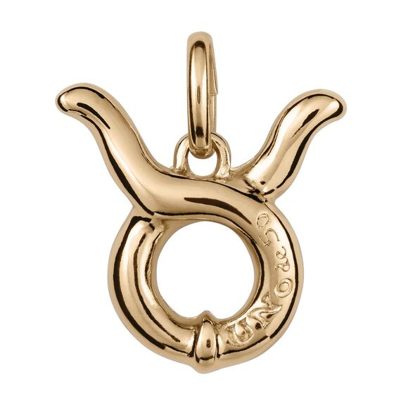 Золотая подвеска знак зодиака Телец UNOde50 Taurus